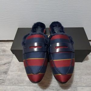 NWT J.Crew Academy Loafers - Tie Silk Size 7.5